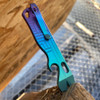 LynchNW ALL ACCESS PASS PRY BAR v1.0 - Northern Lights Finish CS FRAG Pattern w/Ti Clip - LIMITED EDITION