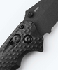 Benchmade 865SBK Mini Bedlam AXIS Lock - 3.45" Graphite Cerakote Finish CPM-S90V Blade - Textured Black G-10 Handle