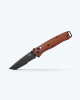Benchmade 537SBK-07 Bailout AXIS Lock Folder - 3.38" Combo Edge CPM-MagnaCut Blade DLC Battlewash Finish Tanto Blade - Burnt Copper Anodized 6061-T6 Aluminum Handle