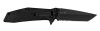 Kershaw 1990ST Brawler LinerLock - 3.0" Black Oxide Finish  8Cr13MoV Blade - Black GFN Handle