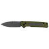 Kershaw 7205 Launch 22 AUTOMATIC - 3.45" BlackWash Finish CPM MagnaCut Blade - OD Green Anodized 6061-T6 Aluminum Handle w/Black Micarta Inserts