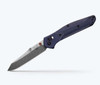 Benchmade 940-04 Osborne AXIS - 3.4" Plain Edge Reverse Tanto M390 Blade - 3D Milled Denim Micarta Handle