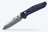 Benchmade 945-04 Osborne AXIS - 2.92" Plain Edge Reverse Tanto M390 Blade - 3D Milled Denim Micarta Handle