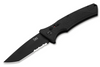 Boker H&K FD01 Automatic - 3.27" Combo Edge D2 Tanto Point Blade - Textured Black FRN Handle - 01HK502