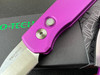 Pro-Tech Runt 5 AUTOMATIC - 1.9" Satin Finish CPM-MagnaCut Wharncliffe Blade - Purple Anodized 6061-T6 Aluminum Handle - R5300-LTD PURPLE