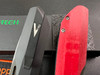 Pro-Tech Vero Synapse AUTOMATIC - 3.5" Acid Wash Finish Magnacut Blade - Red Linen Micarta Front/Black Aluminum Backside Handle - VERO1211-AW RED LINEN