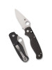 Spyderco C275CFP ButtonUp Folder - 3.27" Satin Finish 8Cr13MoV Plain Edge Blade - Carbon Fiber/G-10  Laminate Scales