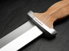 Boker Swiss Dagger Fixed Blade - 8.6" C-75 Carbon Steel Blade - Cherry Wood Handle w/Stainless Steel Guard & Pommel - Metal Scabbard