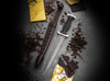 Boker Swiss Dagger Mosaic Damast Fixed Blade - 8.6" Chad Nichols Mosaic Damascus Blade - Ebony Wood Handle w/Stainless Steel Guard & Pommel - Leather Scabbard - 121554DAM
