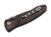 Boker Solingen Tirpitz-Damast Wood Folder - 3.9" 300 Layer “Great Pyramids” pattern Damascus Blade - Walnut Wood Handle w/Stainless Liners - LIMITED EDITION - 110192DAM