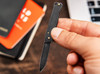 Boker Plus Atlas Mini Dark Slipjoint Folder - 1.65" Sandvik 12C27 Drop Point Blade - Black Stonewash Finish Stainless Steel Handle - 01BP0025