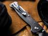 Boker Plus Atlas Droppoint TS Lockback Folder - 2.87" D2 Drop Point Blade - Black Stonewash Finish Stainless Steel Handle - 01BP0064