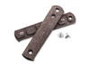 Boker BFF Packlite Handle Scale Set - Brown Jute Burlap Micarta - Stainless Steel Screws Included - 190686