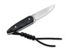 Boker Plus 02BP0005 Pollywog Fixed Blade - 2.6" Nitro-V Blade - Black G-10 Scales - Black Kydex Neck Sheath w/Ball Chain