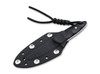 Boker Plus 02BP0005 Pollywog Fixed Blade - 2.6" Nitro-V Blade - Black G-10 Scales - Black Kydex Neck Sheath w/Ball Chain