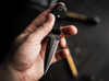 Boker Plus 02BP0002 Pocket Rocket - 2.76" Double Edge Black Stonewash Finish D2 Blade - Black G-10 Scales - Black Kydex Neck Sheath w/Ball Chain