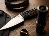 Boker Plus "302" Fixed Blade - 3.38" Nitro-V Blade - Nylon Tsuka-Ito Style Handle Wrap - Black Kydex Sheath w/Belt Clip - 02BP0006