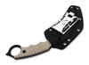 Boker Plus Spike Karambit - 4.02" 440A Black Finish Blade - Khaki G-10 Scales - Kydex Sheath w/Belt Clip - 02BP0010