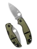 Spyderco C123GPBKYLMC Sage 5 SALT - 3.0" Satin Finish CPM-MagnaCut Blade - Black & Yellow Bi-Directional Texture G-10 Handle