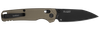 Kershaw 6110FDE Bel Air XL Black DuraLock Folder - 3.4" Black PVD Finish CPM-M4 Reverse Tanto Blade - FDE Anodized Aluminum Handle