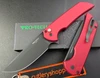 Pro-Tech Mordax Flipper - 3.75" DLC Finish MagnaCut Drop Point Blade - Red Anodized 6061-T6 Aluminum Handle - MX103-LTD-RED