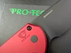 Pro-Tech Mordax Flipper - 3.75" DLC Finish MagnaCut Drop Point Blade - Red Anodized 6061-T6 Aluminum Handle - MX103-LTD-RED