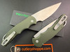 Pro-Tech Tactical Response 4 AUTOMATIC - 4.0" Stonewash Finish MagnaMax Blade - Green Anodized Aluminum Handle w/Glass Breaker - T4101.MM.GREEN