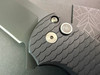 Pro-Tech Malibu Flipper - 3.25" Black DLC Finish Wharncliffe CPM-MagnaCut Blade - Dragon Scale Black Anodized Aluminum Handle - 5336-LTD