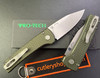 Pro-Tech Scapegoat AUTOMATIC - 3.0" Stonewash Finish MagnaMax Blade - Green Anodized Carbide Textured 6061-T6 Aluminum Handle - RAMON CHAVEZ DESIGN - RCS1105-GREEN