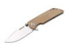 Boker Solingen M4 Sherman EDC II Flipper - 2.95" MagnaCut Blade - Coyote G-10 Scale/Stainless Steel Frame Lock Handle - 110156