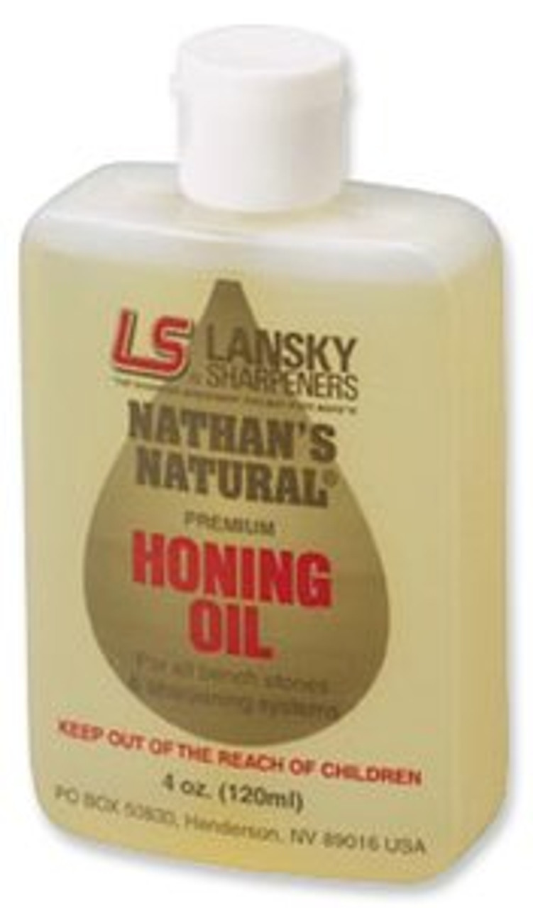 Lansky LOL01 Nathan's Natural Honing Oil for Benchstones - 4 oz.