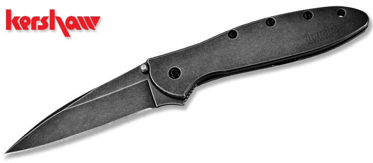 Kershaw 1660BLKW Ken Onion Design Leek Blackwash SpeedSafe