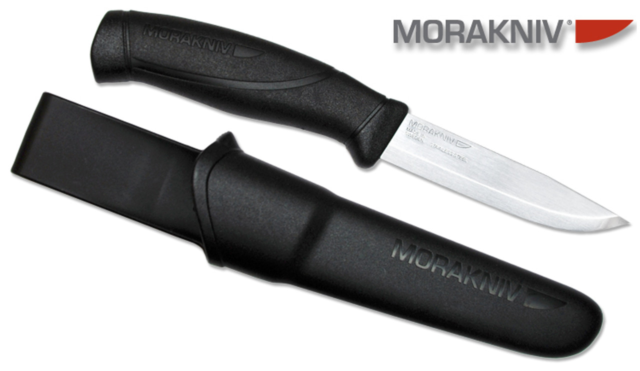 Morakniv 12141 Companion Black - 4.1 Sandvik 12C27 Blade