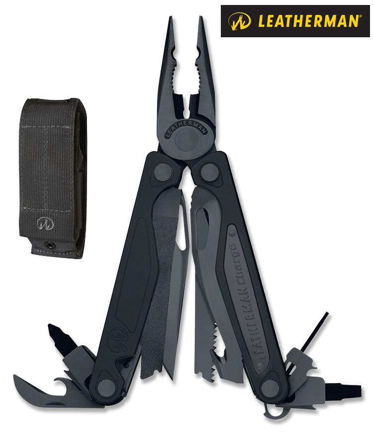 Leatherman 0795 Charge Alx 4 Closed 18 Tools Black Finish Black Nylon Molle Sheath