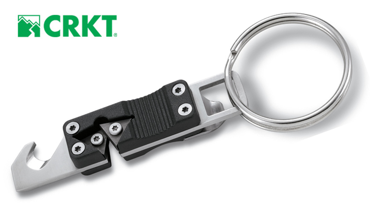 CRKT Knife Sharpener Key Ring with Multi-Tool