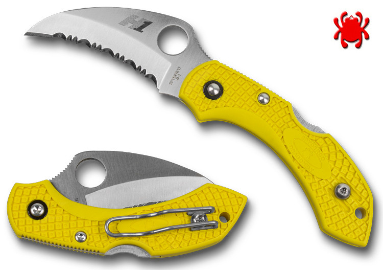 Spyderco C28SYL2HB Dragonfly 2 Salt Hawkbill - 2.30