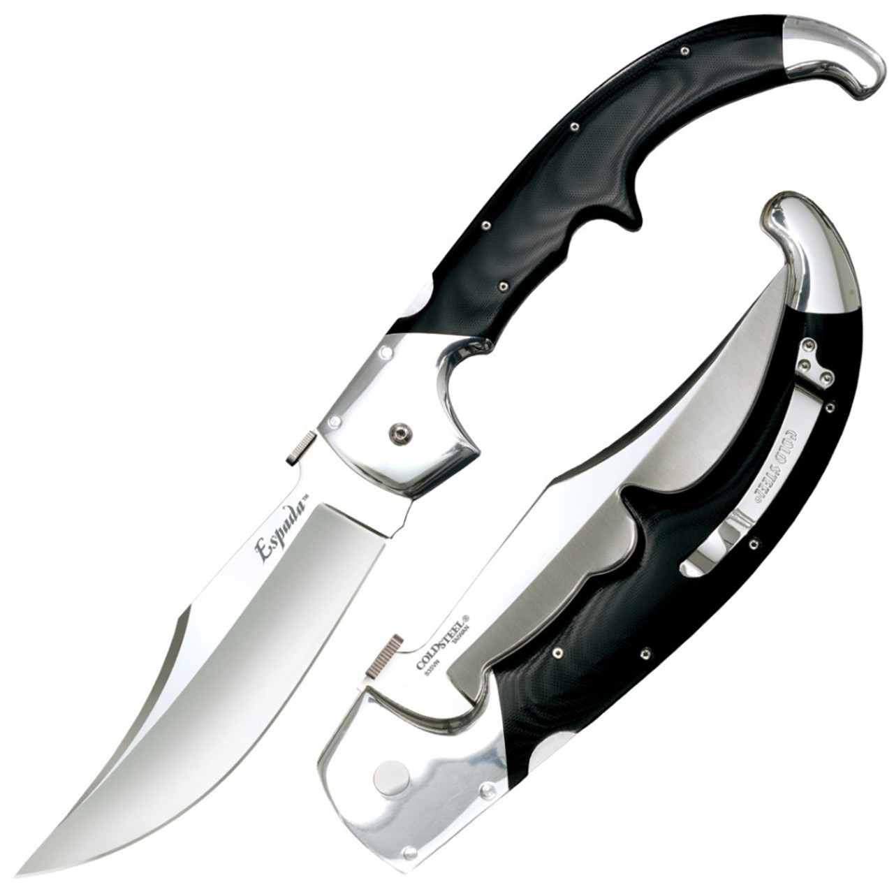 Cold Steel 62MA Extra Large Espada - 7.5 CPM-S35VN Blade - Polished G-10  Scales w/Polished