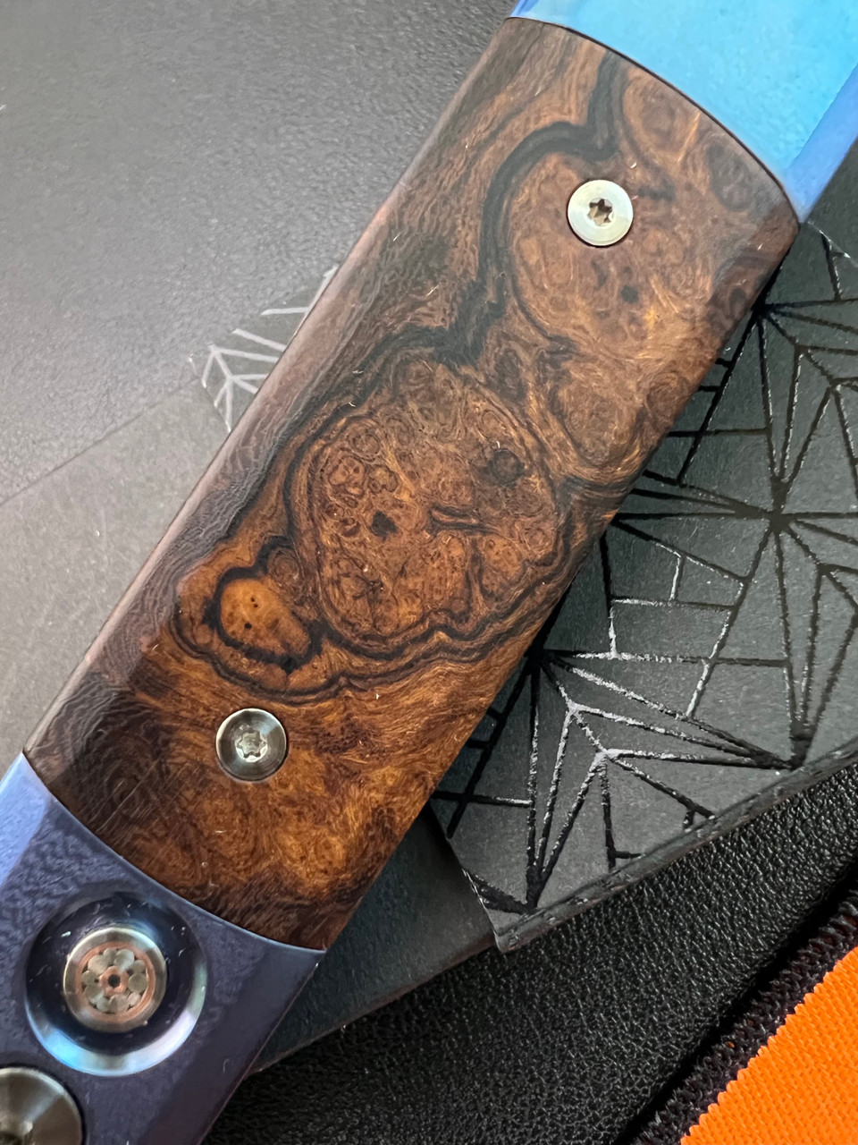 ProTech 2024 GODSON CUSTOM.001 AUTOMATIC 3.15" Chad Nichols Damascus