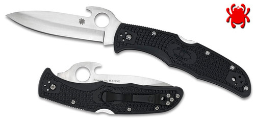 SPYDERCO C10PGYW ENDURA 4 LWT. EMERSON WAVE OPENING FEATURE. VG-10 BLADE. CUTLERY SHOPPE