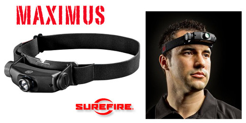 SureFire Minimus HS2-MV-A-BK - Variable Output LED Headlamp