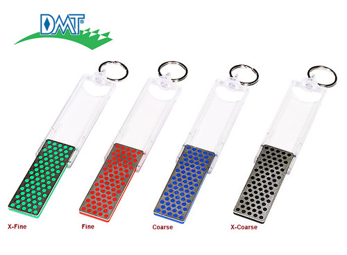 DMT F70F DIAMOND MINI-SHARP KEYRING CARRY SHARPENER. FINE GRIT. CUTLERY SHOPPE