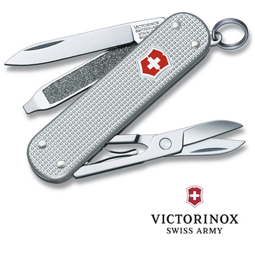 VICTORINOX SWISS ARMY 7 Silver Alox Authentic and Original Swiss Army Knife  – Suncoast Golf Center & Academy