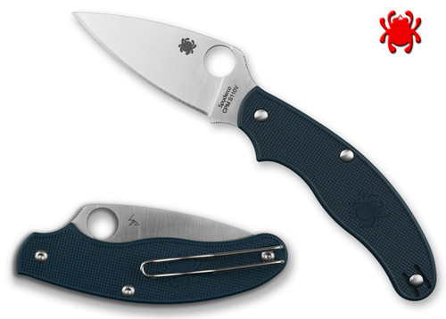 C94, C94DBL, C94PDBL, UK PENKNIFE, CPM-S110V BLADE, MIDNIGHT DARK BLUE FRN HANDLE, SPYDERCO, CUTLERY SHOPPE