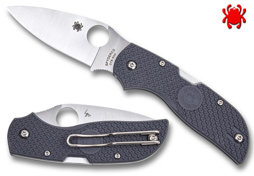 SPYDERCO C152PGY CHAPARRAL LIGHTWEIGHT.  2.80" CTS-XHP BLADE C152PGY GRAY FRN HANDLE. CUTLERY SHOPPE