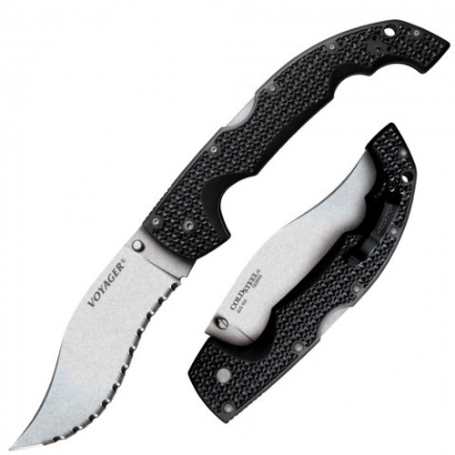 Cold Steel 29AXVS Extra Large Vaquero Voyager - 5.5" Serrated Edge AUS-10A Blade - Griv-Ex Handle - CUTLERY SHOPPE