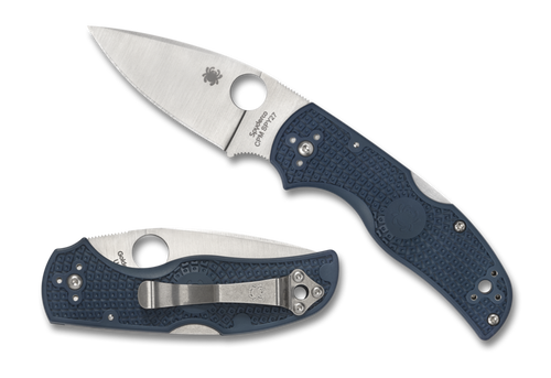 SPYDERCO C41PCBL5 SPY27 NATIVE 5 LIGHTWEIGHT FOLDER. 2.95" CPM-SPY27 FFG BLADE. COBALT BLUE FRN HANDLE. CUTLERY SHOPPE