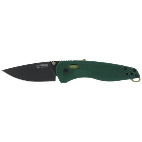 SOG Knives 11-41-04-41 Aegis AT MK3 Assisted Opener - Forest + Moss - 3.13" TiNi Finish D2 Blade - XR Lock GRN Handle
