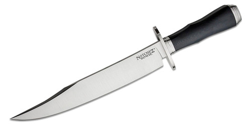 Cold Steel 39LMB4 Natchez Bowie - 11.5" 4034SS Blade - Black Linen Micarta Handle - Secure-Ex® Sheath