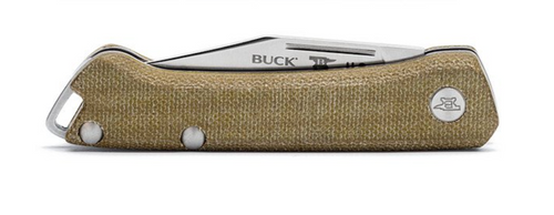 Navaja EDC Buck Saunter clip con mango de micarta verde OD 250GRS1 -  50-0250GRS1 - BUCK