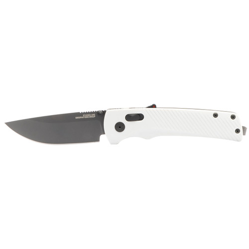 SOG Knives 11-18-10-41 Flash AT MK3 Assisted Folder - 3.45" TiNi Finish D2 Blade - XR Lock Concrete Cool Grey GRN Handle